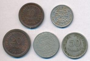 Zöld-foki szigetek / Portugál gyarmat 1930-1967. 10c-2 1/2Esc (5xklf) T:1-,2,3
Cape Verde / Portuge...