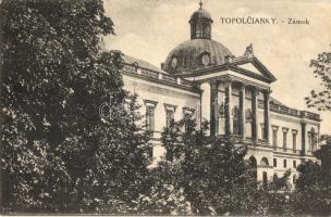1932 Kistapolcsány, Topolcianky; Gróf Keglevich kastély (József főherceg kastély) / castle (fa)
