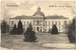 Kistapolcsány, Topolcianky; Gróf Keglevich kastély (József kir. herceg kastély) / castle (EK)