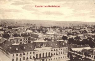 Zombor, Sombor; Madártávlatból. 39. Kaufmann Emil kiadása / general view (EK)