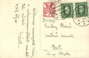 1927 Kistapolcsány, Topolcianky; Gróf Keglevich kastély (József főherceg kastély) / castle / zámok. ...