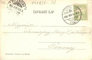 1906 Kistapolcsány, Topolcianky; Gróf Keglevich kastély (József főherceg kastély). Brunczlik I. kiad...