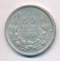 Bulgária 1930BP 50L Ag "III. Borisz" Budapest T:2,2-
Bulgaria 1930BP 50 Leva Ag "Bor...