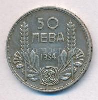 Bulgária 1934. 50L Ag "III. Borisz" T:2
Bulgaria 1934. 50 Leva Ag "Boris III" C...
