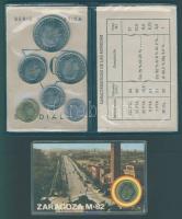 Spanyolország 1980. 50c-100P 6klf db + 1980. 1P emlékkártyán "Labdarúgó VB", szettben T:BU