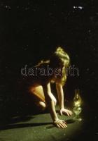 cca 1980 12 db szolidan erotikus fotónegatív, 2,5x3,5 cm