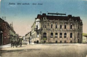 Zsolna, Zilina; Rémi szálloda és vendéglő / hotel and restaurant (kopott sarkak / worn corners)