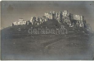 Szepesváralja, Spisské Podhradie; várrom / castle ruins (lyukak / pinholes)