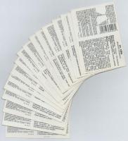 ~1990-2000. 22db-os sorsjegy tétel "Állatkölykök" sorozatm mind különböző T:II