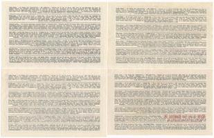 1931. "26. Magyar Királyi Osztálysorsjáték" második osztály egy negyed "D" sorsj...