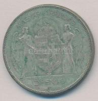 1930. 5P Ag "Horthy jobbra" T:2-,3 patina
Adamo P8