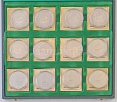 Libéria 2001. 10$ "Szabadság pillanatai" 24xklf multicolor érme "Magyar Érmeforgalmaz...