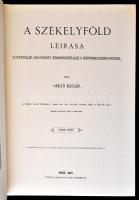 Orbán Balázs: Székelyföld leírása. Reprint kiadás, két kötetben. Bp., 1982, Helikon. Kiadói egészvás...