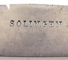 Ezüst (Ag.) keresztelő készlet: 2 db kanál, villa, pohát, kés (fém pengével), jelzettek, különböző m...