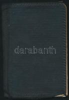 Kézzel írt, saját verseket tartalmazó kis könyvecske, 32 sztl. lev. Vászon-kötésben, megviselt állap...