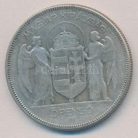 1930. 5P Ag "Horthy jobbra" T:2-,3
Adamo P8