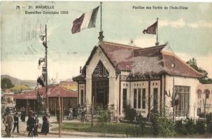 1906 Marseille, Exposition Coloniale, Pavillon des Forets de lIndo-Chine / colonial exposition, Indo-Chinese pavilion (felületi sérülés / surface damage)