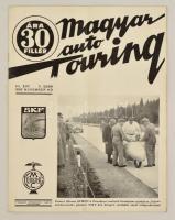 cca 1930-1937 7 db autós újság, és 2 db német nyelvű prospektus, összesen 8 db: 
Magyar Autó Tourin...