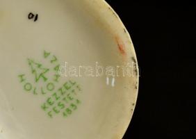 Hollóházi sirály, kézzel festett, jelzett, hibátlan, m:14,5 cm