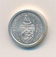 Bogár Lívia (1957-) 1987. "MÉE-Keszthely / III. Numizmatikai Nyári Egyetem" jelzett Ag eml...