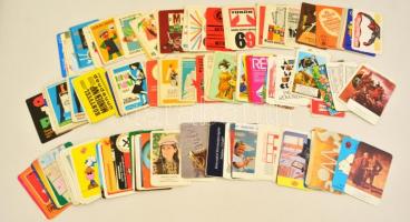 1966-1989 cca 200 db különféle reklámos kártyanaptár