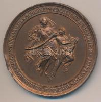 1872. "Franz Schubert" emlékérem fém replika (63mm) T:2- több ph.
1872. "Franz Schub...