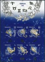 Zodiac signs minisheet set Horoszkóp kisívsor