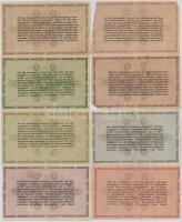 1946. 8db-os adópengő tétel T:III több szép papírral