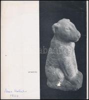 Vegyes katalógus tétel, egy kivételével aláírt, 5 db: 
Samu Katalin szobrászművész kiállítása. Hódm...