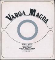 Vegyes katalógus tétel, egy kivételével aláírt, 5 db: 
Samu Katalin szobrászművész kiállítása. Hódm...