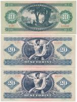 1975. 10Ft + 1975. 50Ft + 1980. 20Ft (2x) + 1995. 100Ft T:I-,II