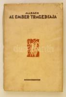 Madách Imre: Az ember tragédiája. Előszóval ellátta: Várkonyi Nándor. Kákonyi István fametszeteivel. Bp.,(1945),"Pannonia". Kiadó papírkötés, műanyag védőborítóban.