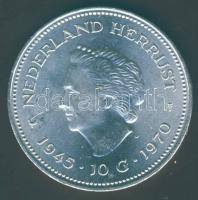 Hollandia 1970. 10G Ag "Wilhelmina Julianna" T:2
