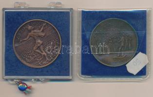 Tóth Sándor (1933-) 1981. "MÉE Szeged / Bartók Béla" Br emlékérem (42,5mm) + Borsos Miklós...