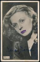 Mezey Mária (1909-1982) színésznő aláírása őt ábrázoló fotólapon