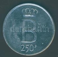 Belgium 1976. 250Fr Ag "Baudouin király - 25 éves jubileum" francia nyelven T:PL