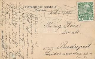 Heuer geh'n ma / Quest 'anno andiamo / K.u.K. Kriegsmarine mariner humour art postcard. G....