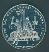 Szovjetunió 1979. 10R Ag "Olimpia-kosárlabda" T:PP