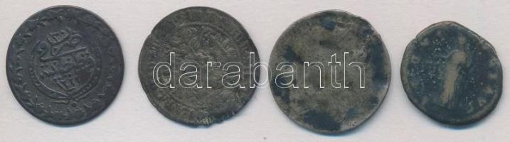 4db-os vegyes sérült, rossz tartású ezüstpénz tétel, közte 1db római denár T:2-,3,4
4pcs of various...