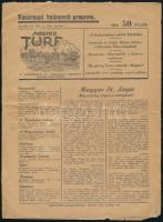 1943-1945 a Magyar Turf és a Magyar Versenynaptár egy-egy lapszáma, érdekes írásokkal