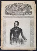 1856 a Budapesti viszhang június 12-i száma, érdekes írásokkal