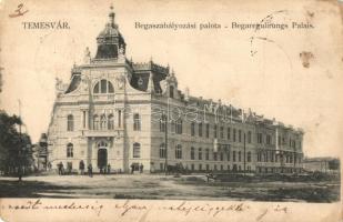1904 Temesvár, Timisoara; Bega szabályozási palota / Begaregulirungs Palais / River regulation palace (EK)
