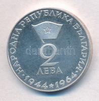 Bulgária 1964. 2L Ag "Népköztársaság 20. évfordulója" T:1- (eredetileg PP)
Bulgaria 1964....