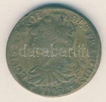 Franciaország 1792W 2S XVI.Lajos T:3/4+
