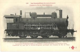 Les Locomotives No. 129., Chemins de Fer de lEtat Autrichien / Hungarian locomotive, Engerth