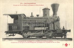 Les Locomotives No. 174., Chemin de Raab en Hongrie et Graz Koflach / Hungarian locomotive ,Stainz (EK)