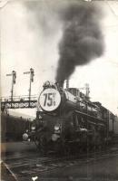 1941 Debrecen, 424-es gőzmozdony / Hungarian locomotive, photo (EB)