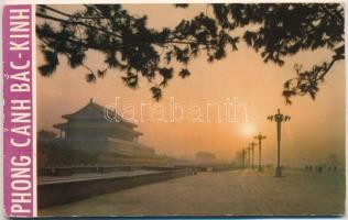 1962 Beijing, Peking; postcard booklet with 10 modern town-view postcard, in Vietnamese