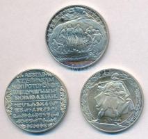 Bulgária 1981. 2L Cu-Ni 1300 éves Bulgária (3xklf) T:PP, 1-(eredetileg PP) ujjlenyomat Bulgaria 1981. 2 Leva Cu-Ni 1300th Anniversary of Nationhood (3xdiff) C:PP,AU (originally PP) fingerprint