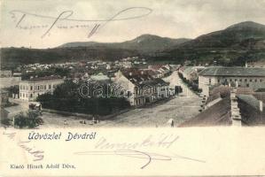 1904 Déva, utca / street (EB)
